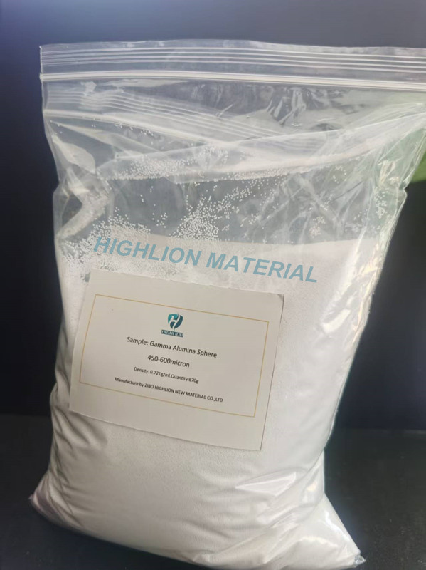 Spherical alumina catalyst carrier